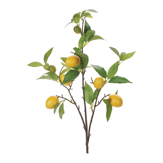 33.75" Lemon Fruit Foliage Branches, 6ct.